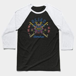 Samurai Alien Baseball T-Shirt